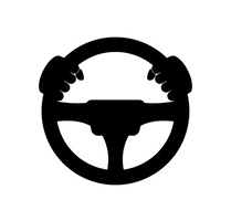 self-drive icon